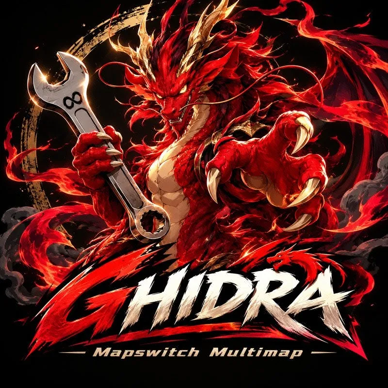 WRQ-TUNING Ghidra MapSwitch / MultiMap dragon logo